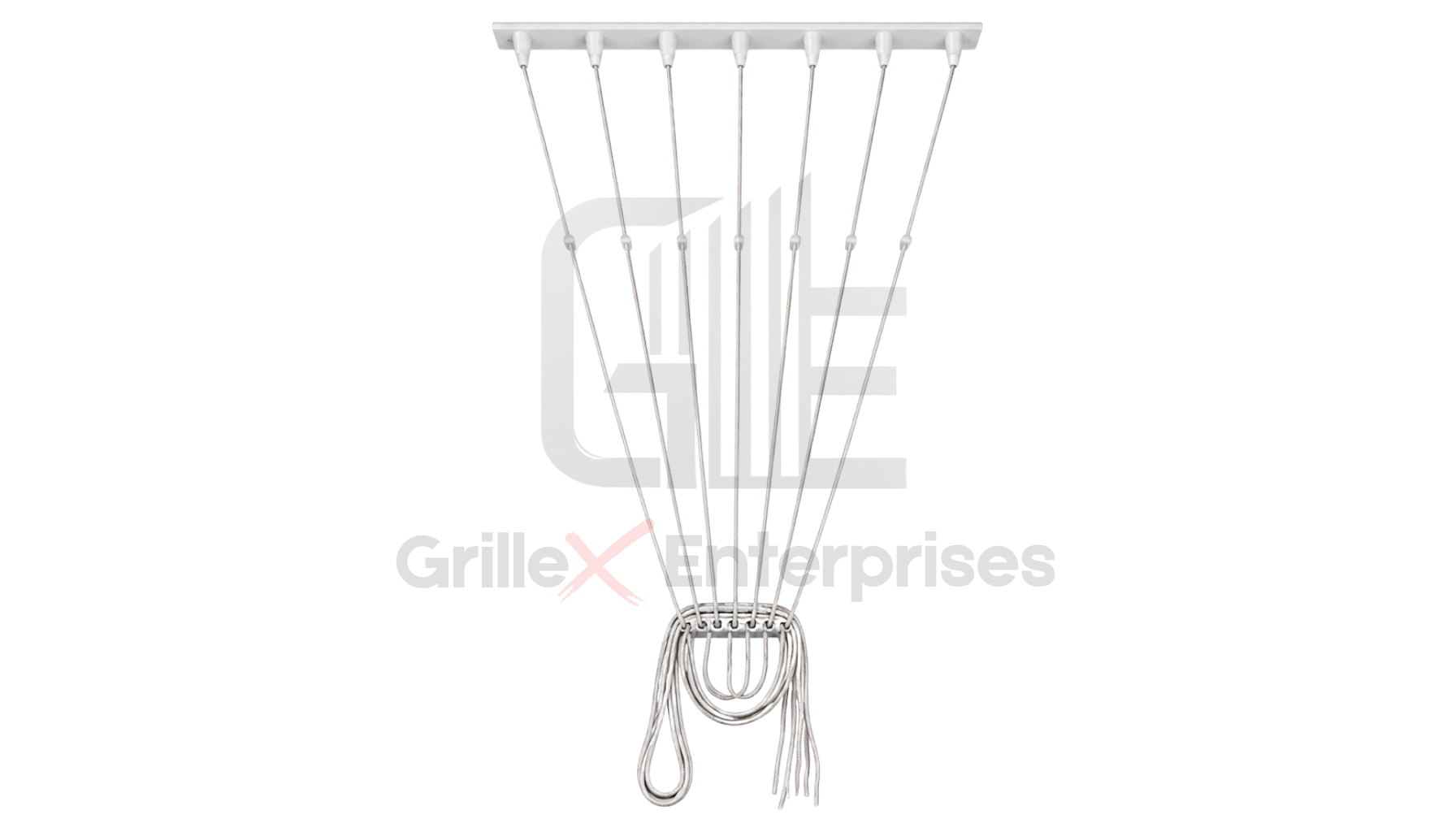 Ceiling clothes drying hanger installation by Grillex Enterprises in Hyderabad